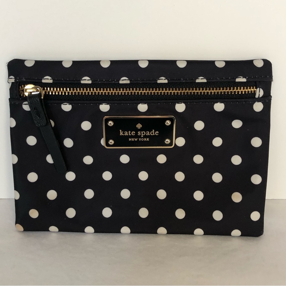 Kate Spade Pouch small Drewe Blake avenue diamond dot Clutch EUC
